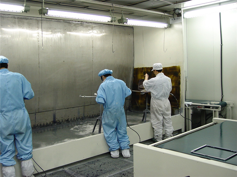 塑膠件手動（dòng）噴（pēn）塗實例