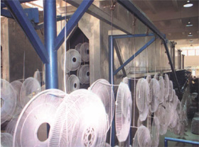 風扇靜（jìng）電生產線